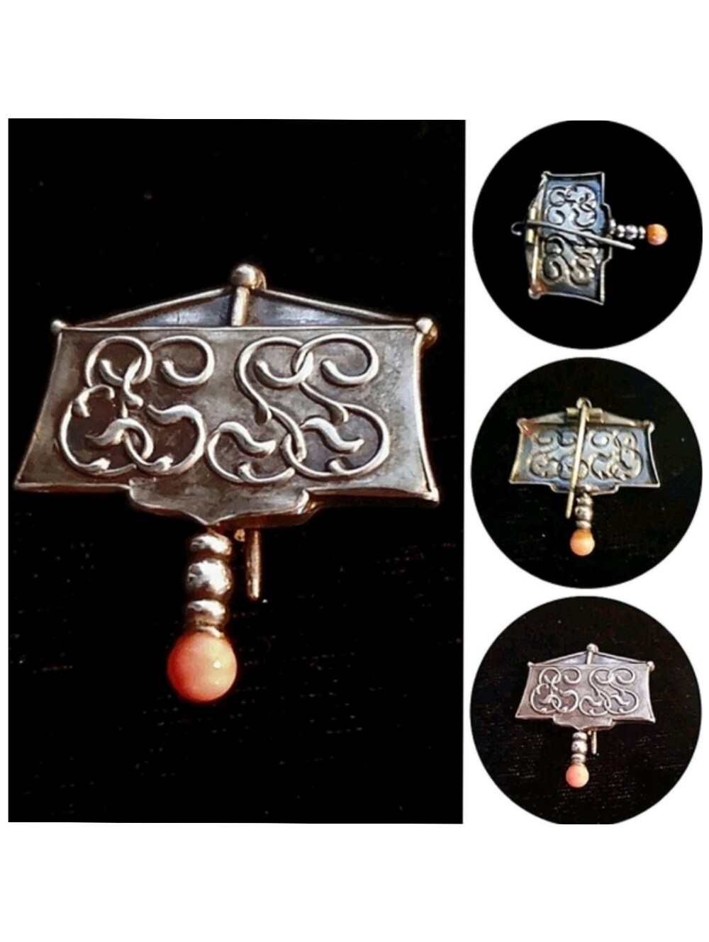 ~Antique~Sterling Brooch